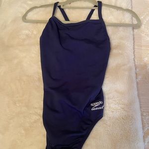 Never worn blue speedo one piece